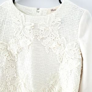 ⚡⚡SOLD⚡⚡Roem Embroidered Long Sleeve Fall Dress XS